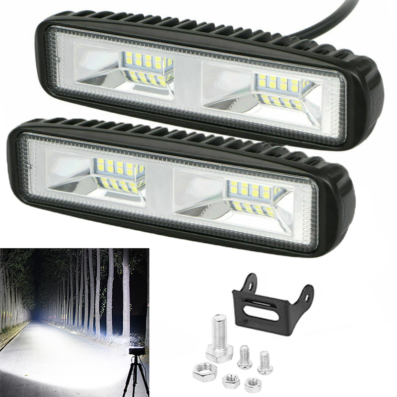 Universal Motorcycle Led Headlight Projector - 48W LED Auto Werklicht Hoge Helderheid