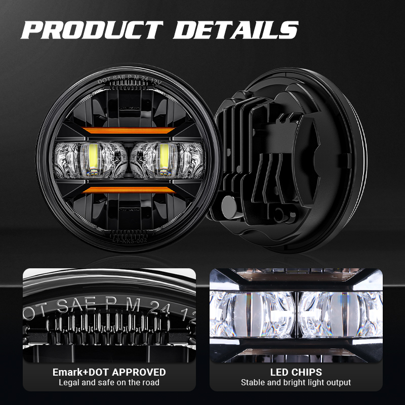 Universele Auto Motor 5.75 Inc - Universal Motorcycle Led Headlight Projector recensie en prijs