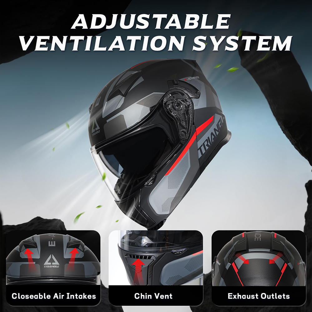 Cyril Flip Up motorhelm voor m - Full Face Motorcycle Helmet With Bluetooth recensie en prijs
