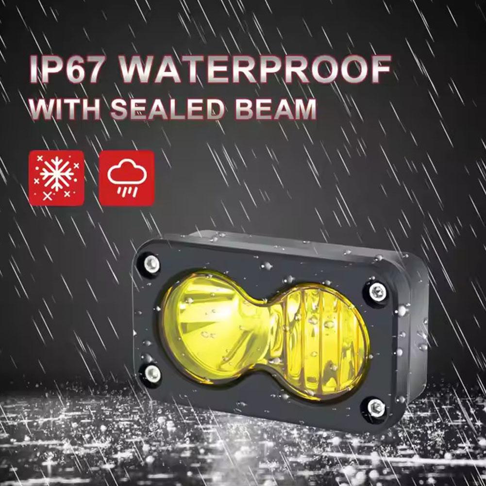 20W LED-koplamp 3 inch vierkan - Universal Motorcycle Led Headlight Projector recensie en prijs
