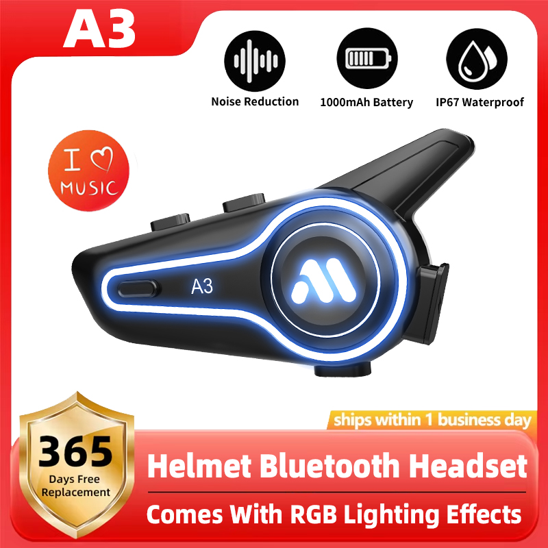 Nieuwe A3 Motorhelm Bluetooth  - Full Face Motorcycle Helmet With Bluetooth recensie en prijs