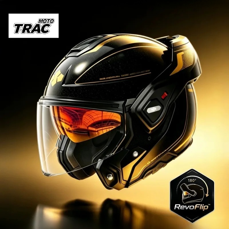 180 °   Achterwaarts draaibare - Modular Flip Up Motorcycle Helmet Dot Approved recensie en prijs
